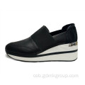 Ladies Breathable Daghag Gamit nga Summer Black Sneakers